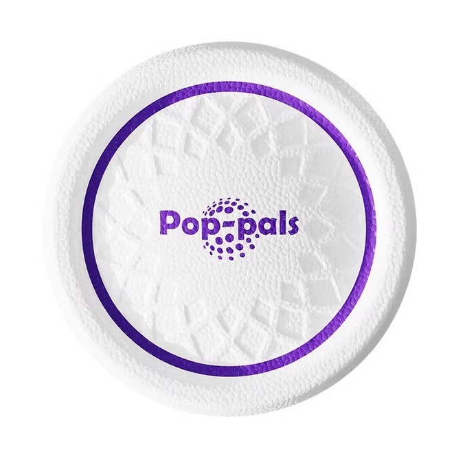 Flying Disc Dog Training Toy - 犬用フライングディスクおもちゃ、耐久性のある柔らかいゴム製フリスビー、屋外トレーニング、インタラクティブなフェッチゲーム、大型犬、中型犬、小型犬用