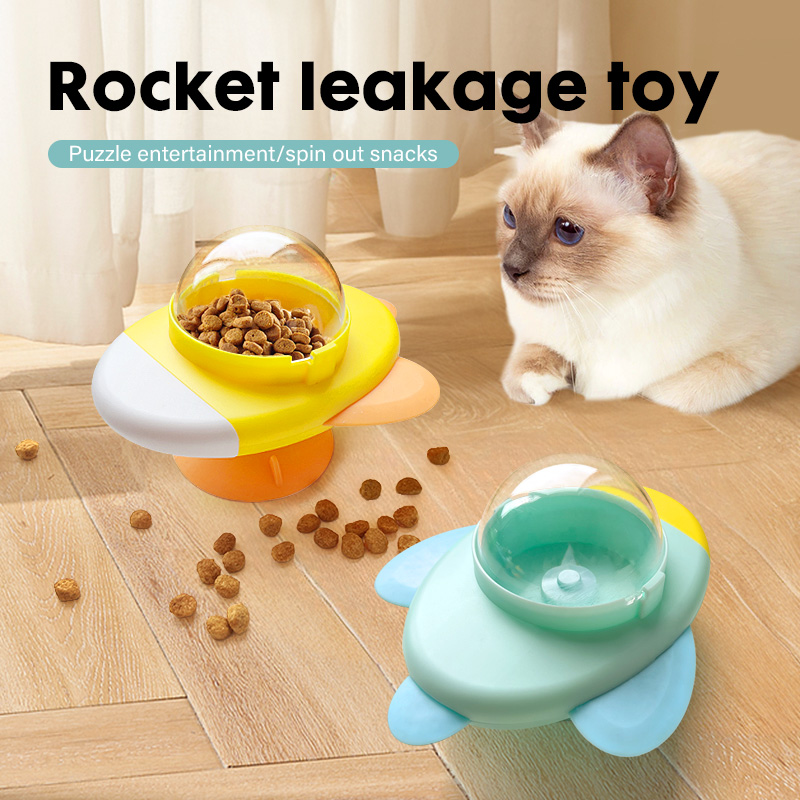 猫用インタラクティブおもちゃ 回転式 猫犬用漏れ食おもちゃ  - Dog Puzzle Feeder Toy のレビューと価格
