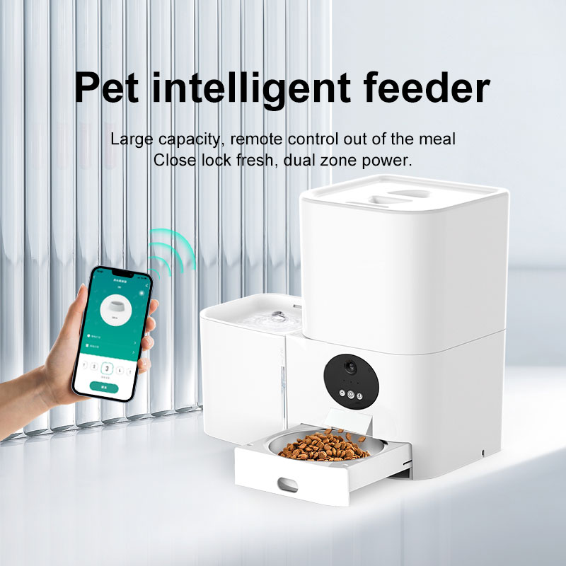 2-in-1スマートWi-Fi電動ペットフィーダー＆5L自動 - Pet Feeders のレビューと価格