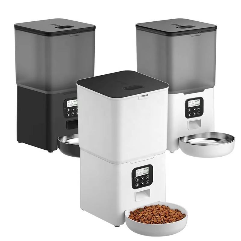 6Lスマートペットドッグフィーダー 自動ペット給餌器 タイマ - Pet Feeders のレビューと価格