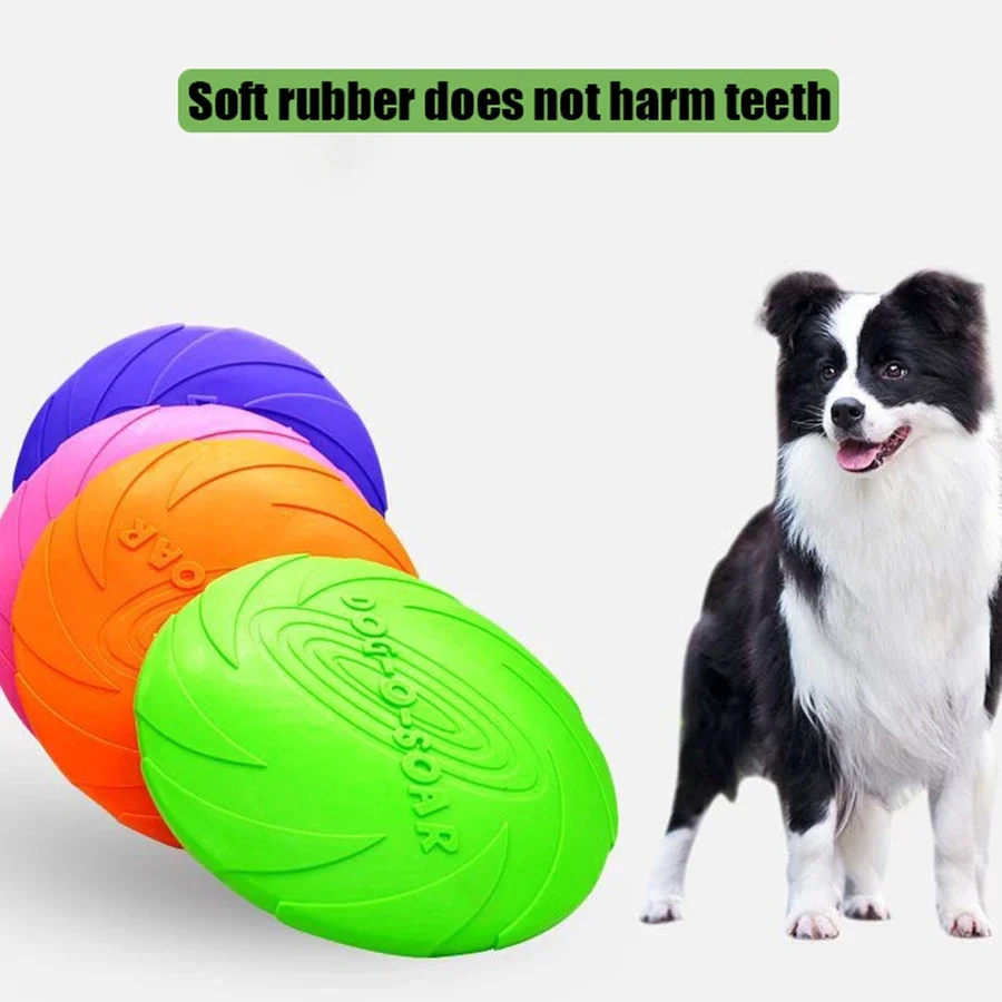 大型犬用、金色の毛並み、ペット用フライングディスクおもちゃ。 - Flying Disc Dog Training Toy のレビューと価格
