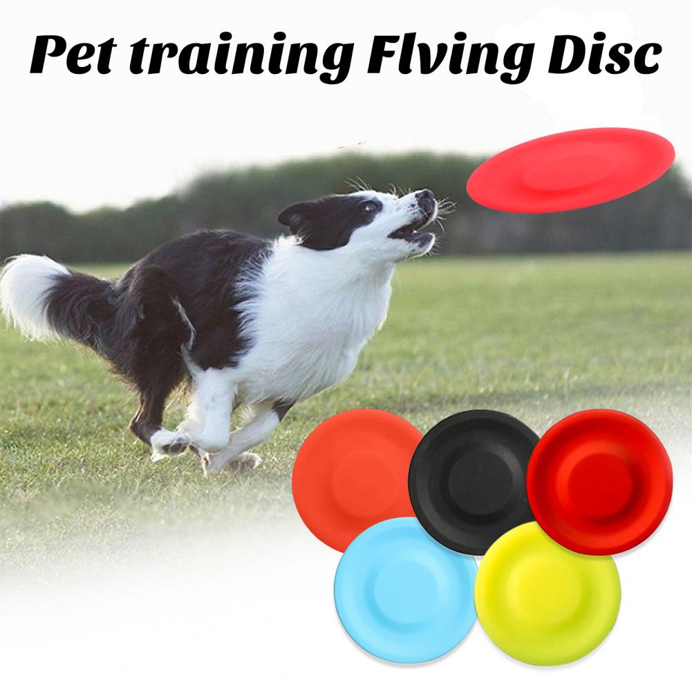 犬用フライングディスクトイ,シリカゲル,ミニ,咬傷に強い,イ - Flying Disc Dog Training Toy のレビューと価格