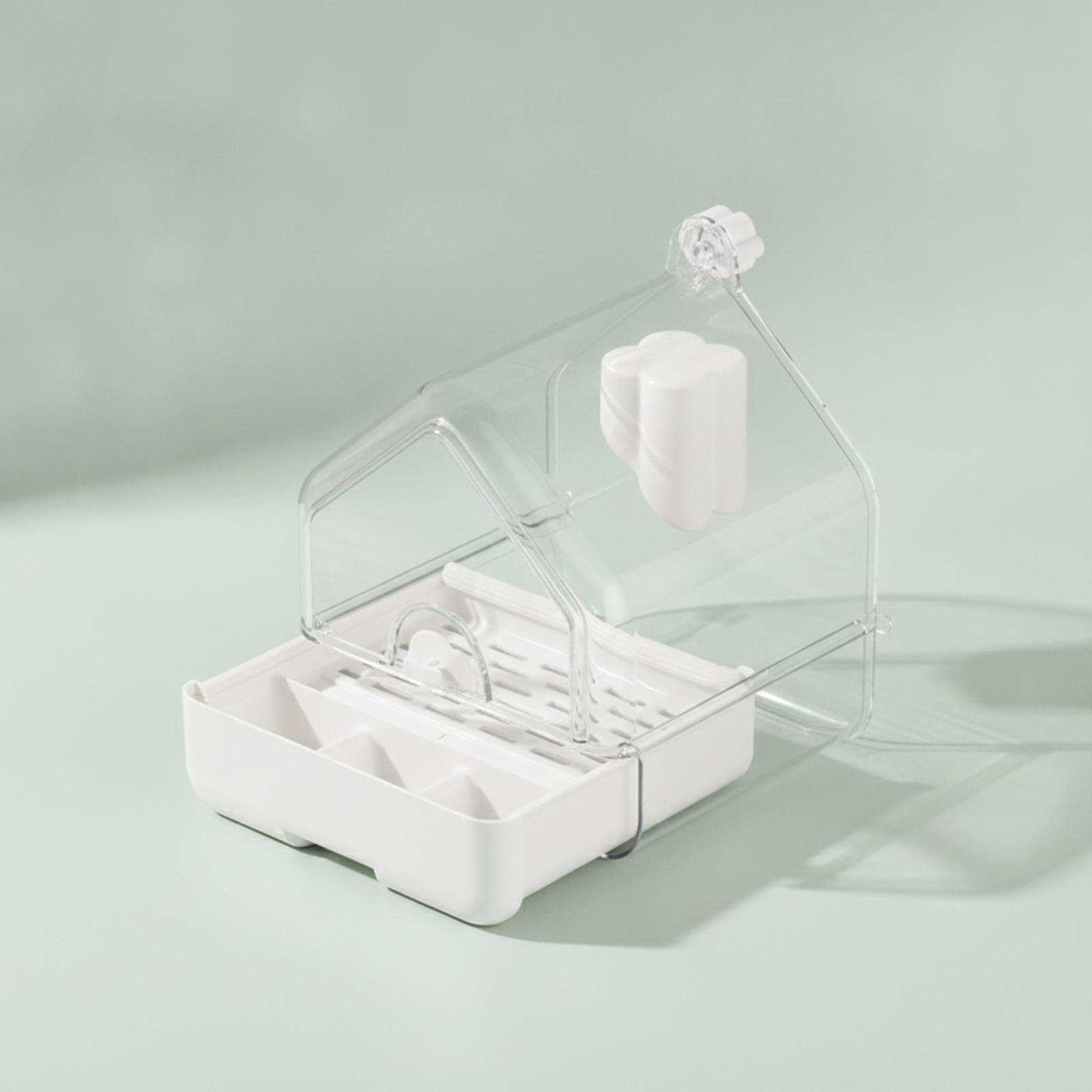 鳥用の水浴び台と餌箱が一体になった、引き出し式の鳥用フィーダ - Pet Feeders のレビューと価格