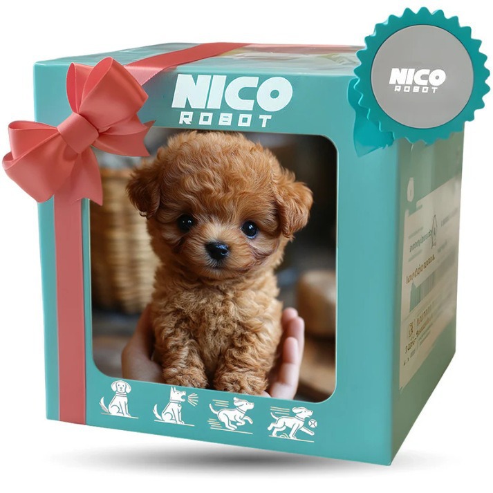ニコロボットぬいぐるみ電子ペット犬、歩行＆吠えるインタラクテ - Interactive Squeaky Plush Dog Toy のレビューと価格