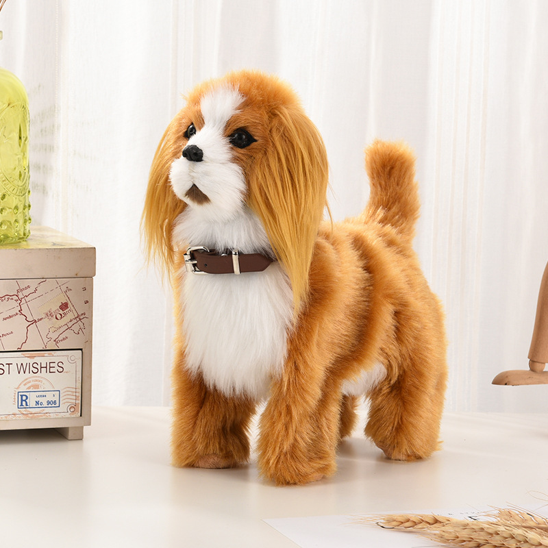 子犬のためのインタラクティブな電子ぬいぐるみロボット,サウン - Interactive Squeaky Plush Dog Toy のレビューと価格