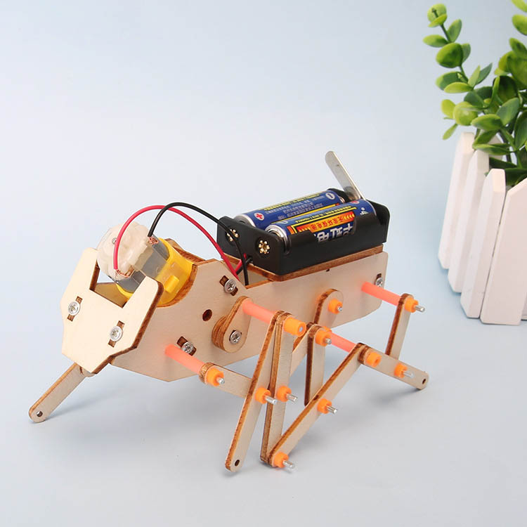 学生DIYテクノロジー小型製作クラフト手作り材料セット六脚ロ - Interactive Squeaky Plush Dog Toy のレビューと価格