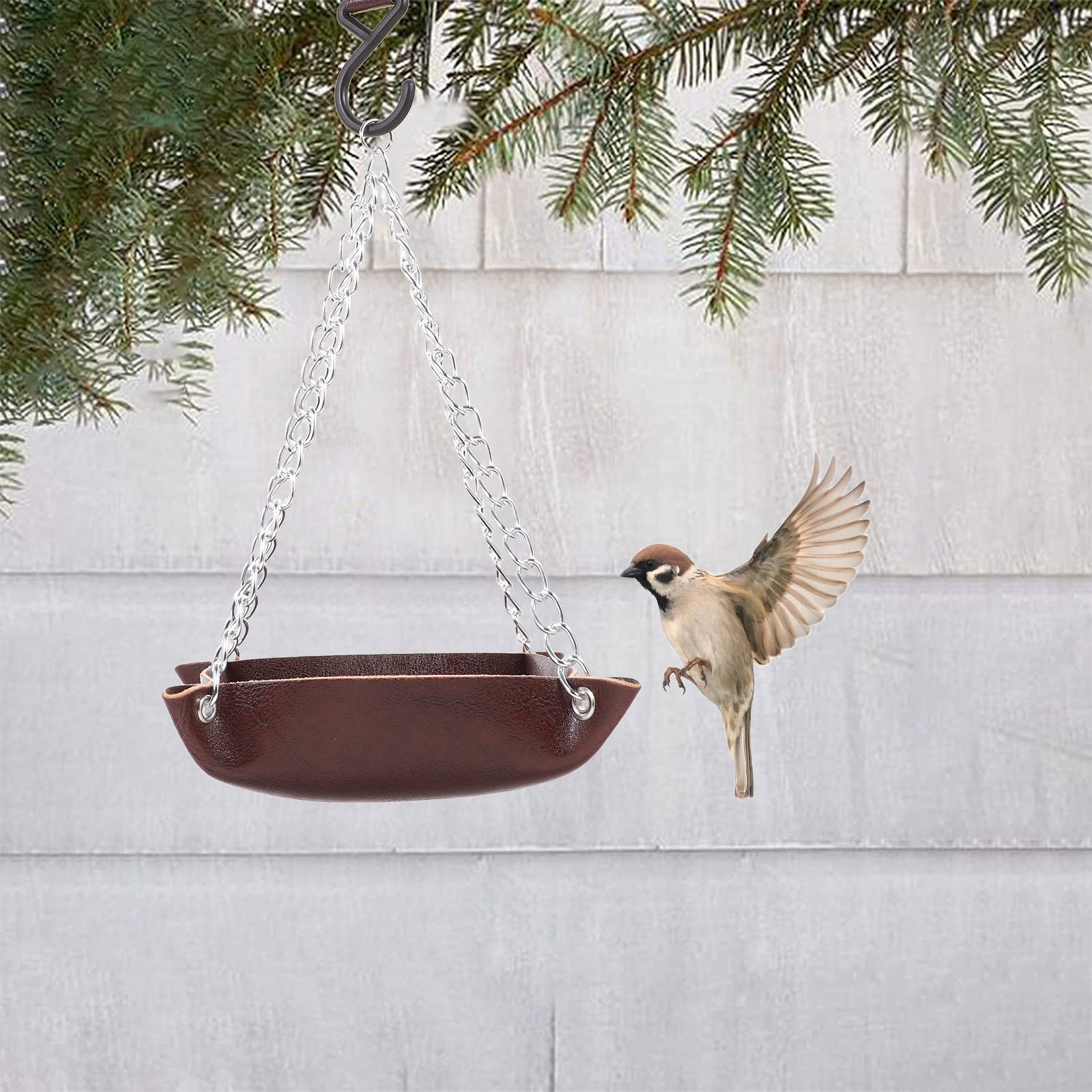 鳥用フィーダー。透明で耐久性があり、吊り下げ式のデザイン。オ - Pet Feeders のレビューと価格